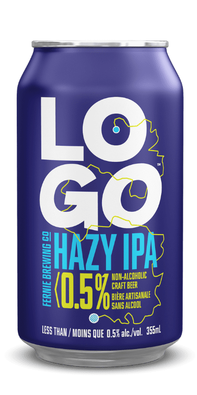 A can of LOGO Hazy IPA.